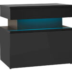 Κομοδίνο Glossa 1S με LED
