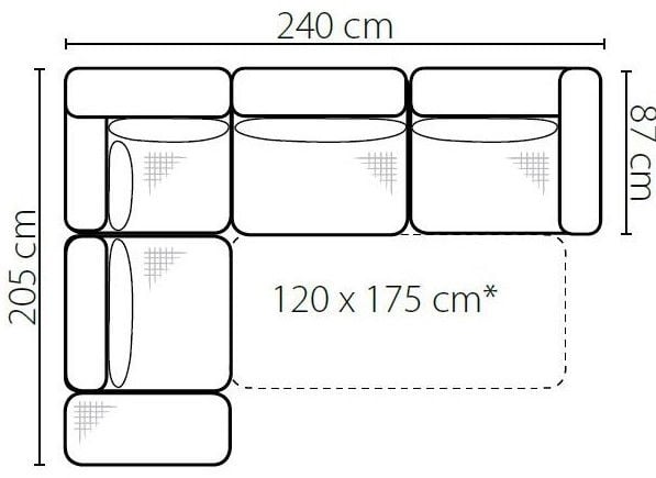 Γωνιακός καναπές Amiral - Image 3