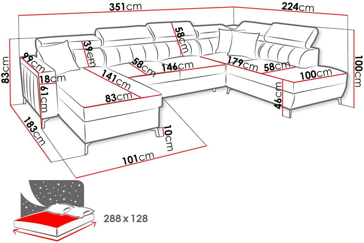 Γωνιακός καναπές Baltico VI - Image 3