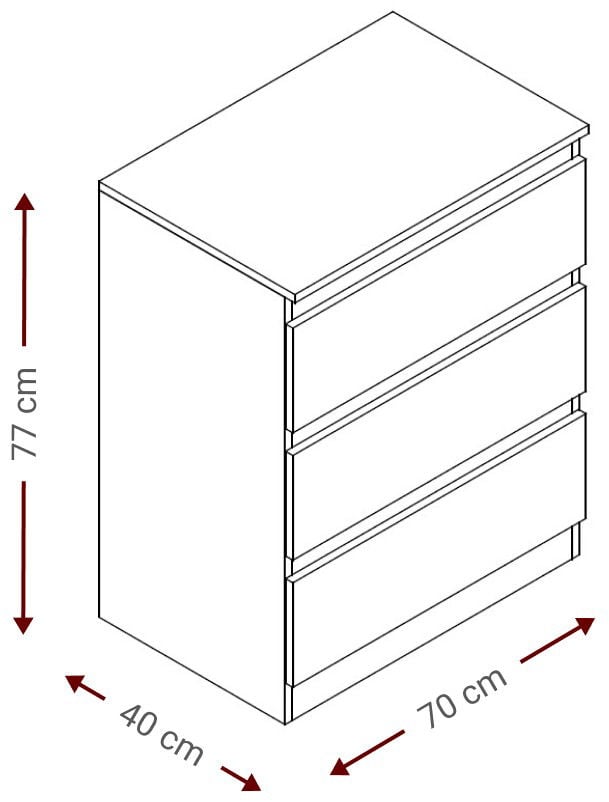 Συρταριέρα Juniper 3S - Image 3