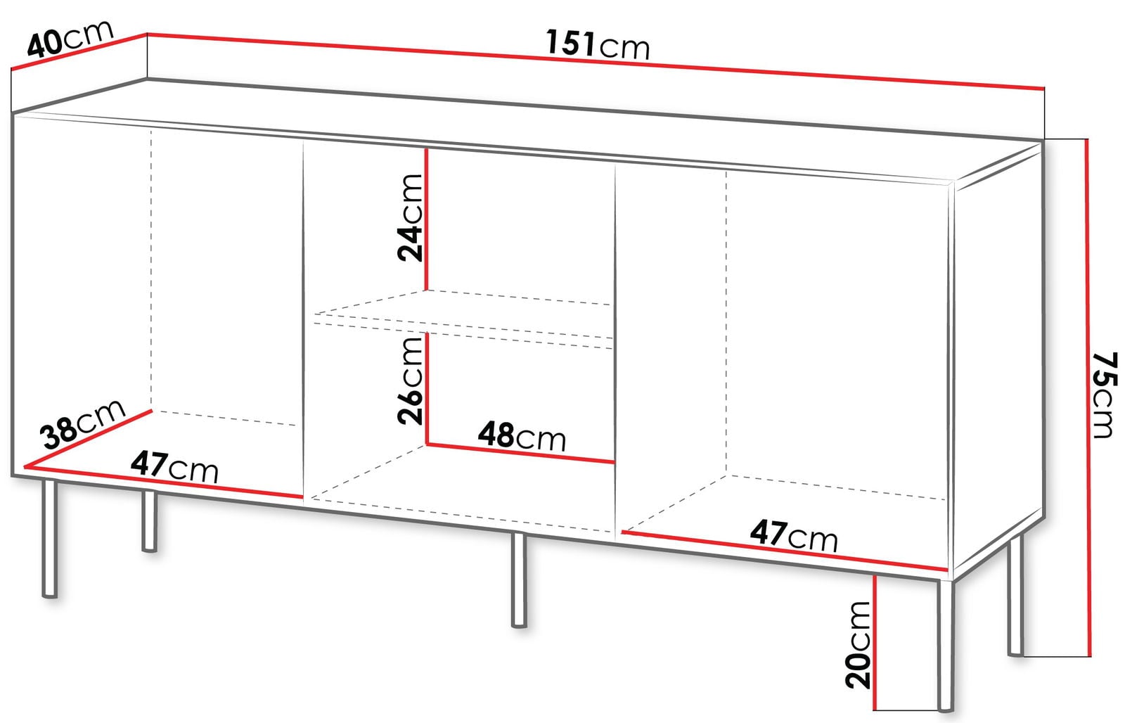 Μπουφές Siena I - Image 3