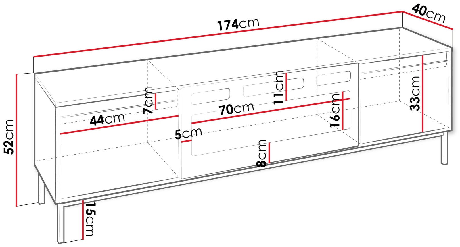 Έπιπλο τηλεόρασης Ozmi - Image 3