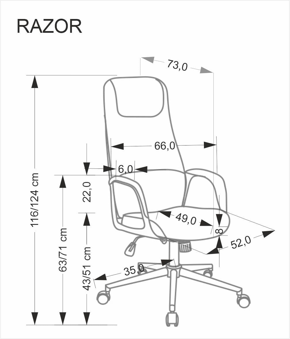 Καρέκλα γραφείου Lazor - Image 3