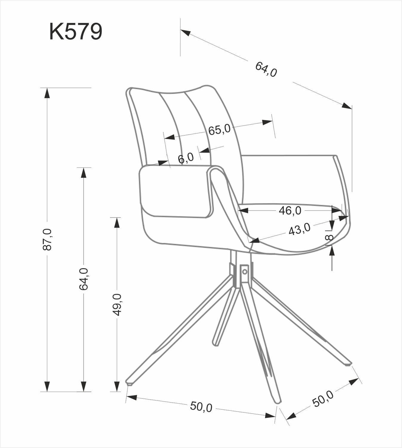 Καρέκλα Amanda - Image 4