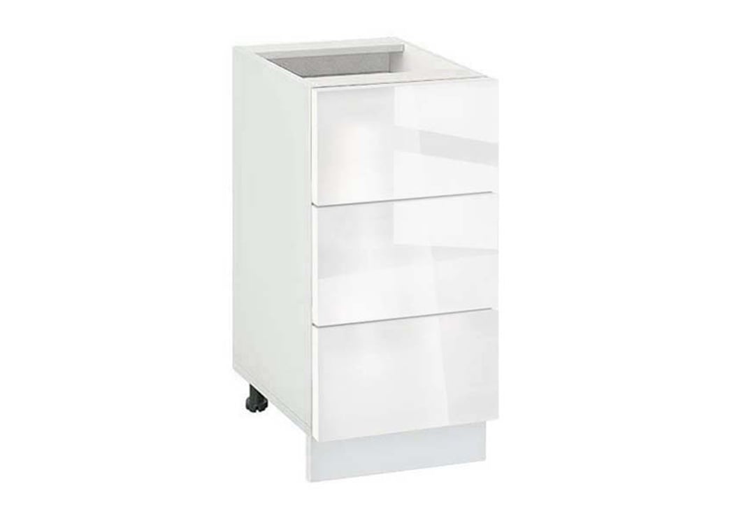Ντουλάπι Κουζίνας επιδαπέδιο 40εκ., Νο 403 Alba Gloss, κωδ.1219922661 , Genomax