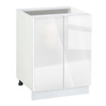 Ντουλάπι Κουζίνας επιδαπέδιο 60εκ.,Νο 602 Alba Gloss , κωδ. 1219922631, Genomax