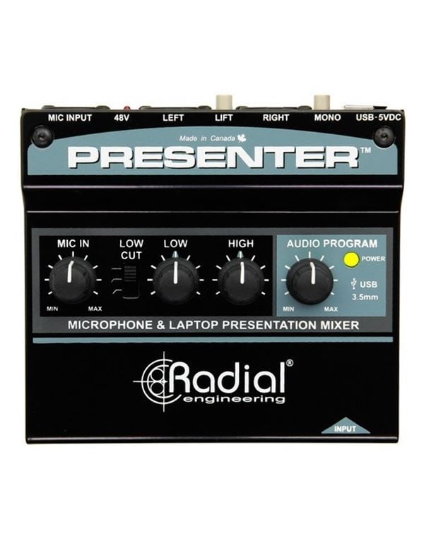 RADIAL Presenter Audio Presentation Mixer Πετάλι