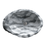 Sanitec Ebony 288 Νιπτήρας Πέτρινος Επικαθήμενος 56x37x13cm Grigio Ocra