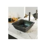 Sanitec Rock Green 410 Νιπτήρας Κεραμικός Επιτραπέζιος 40x40x15cm