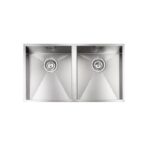 Sanitec Stainless Steel Sinks 11909 Υπόκαθημενος Ανοξείδωτος Νεροχύτης 80cm