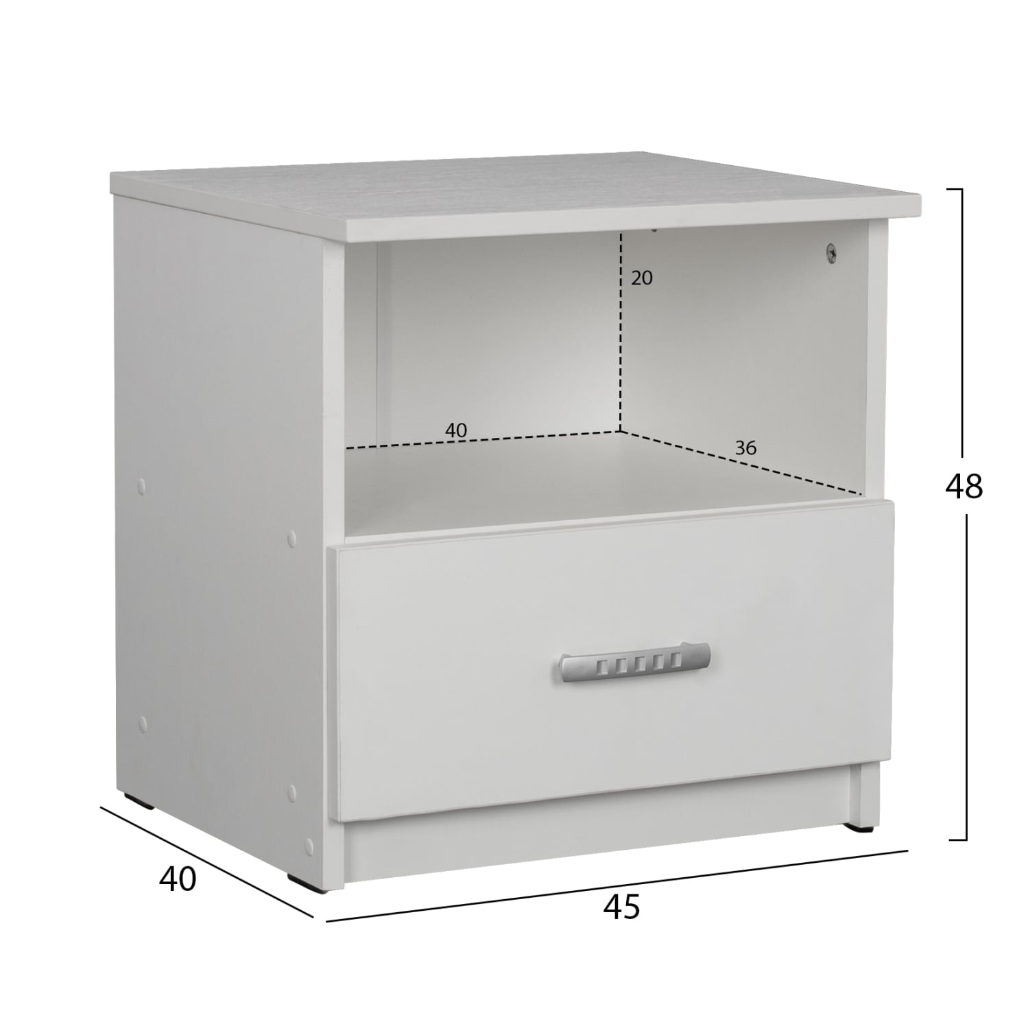 ΣΕΤ ΚΡΕΒΑΤΟΚΑΜΑΡΑΣ 5ΤΜΧ ADLER HM11758.03 ΜΕΛΑΜΙΝΗ ΛΕΥΚΗ-ΓΙΑ ΣΤΡΩΜΑ 160x200εκ - Image 2