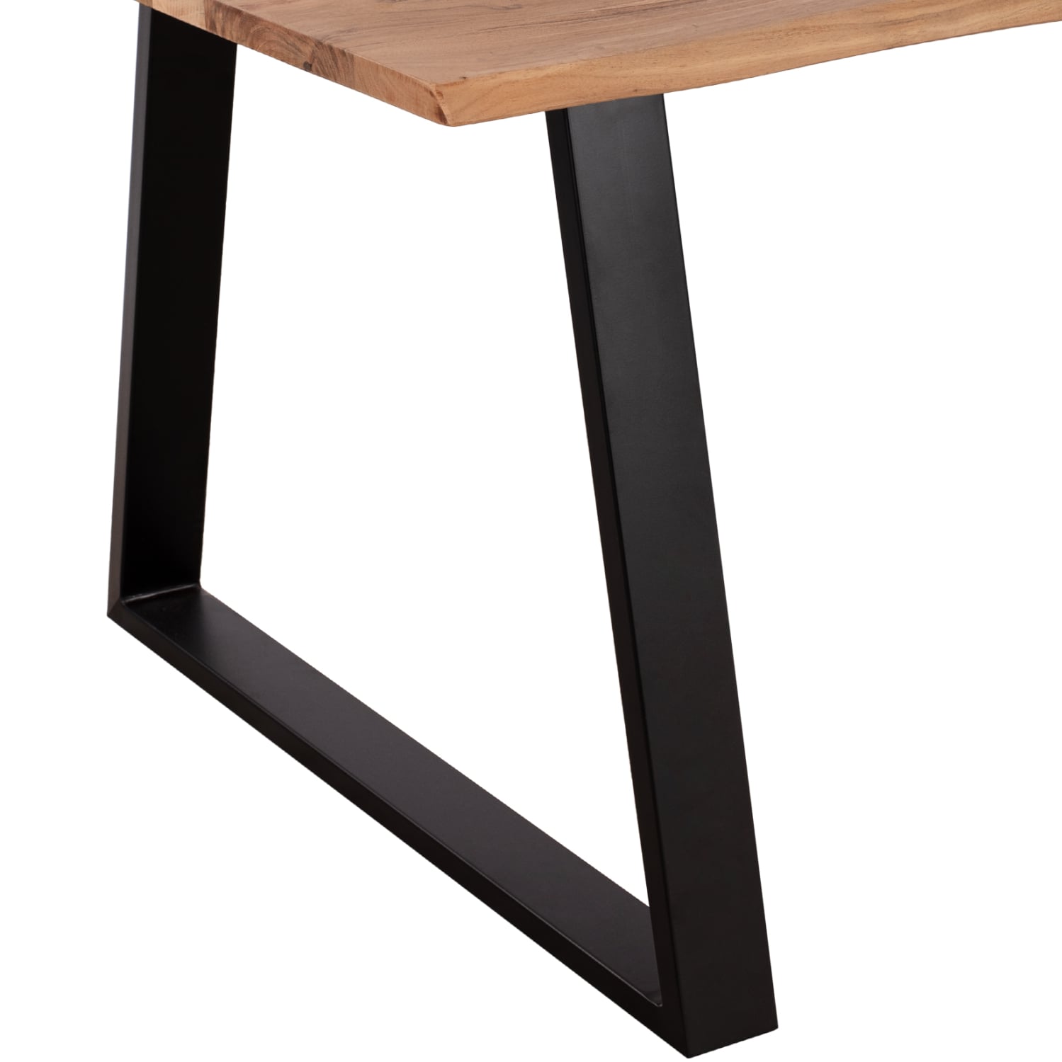 ΤΡΑΠΕΖΙ ΤΡΑΠΕΖΑΡΙΑΣ SOFIA SLIM HM8500.11 ΜΑΣΙΦ ΞΥΛΟ ΑΚΑΚΙΑΣ 160x90x76Υ εκ. - Image 2