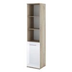 Βιβλιοθήκη με πόρτα 40x36x175.5, Modul 83, Genomax