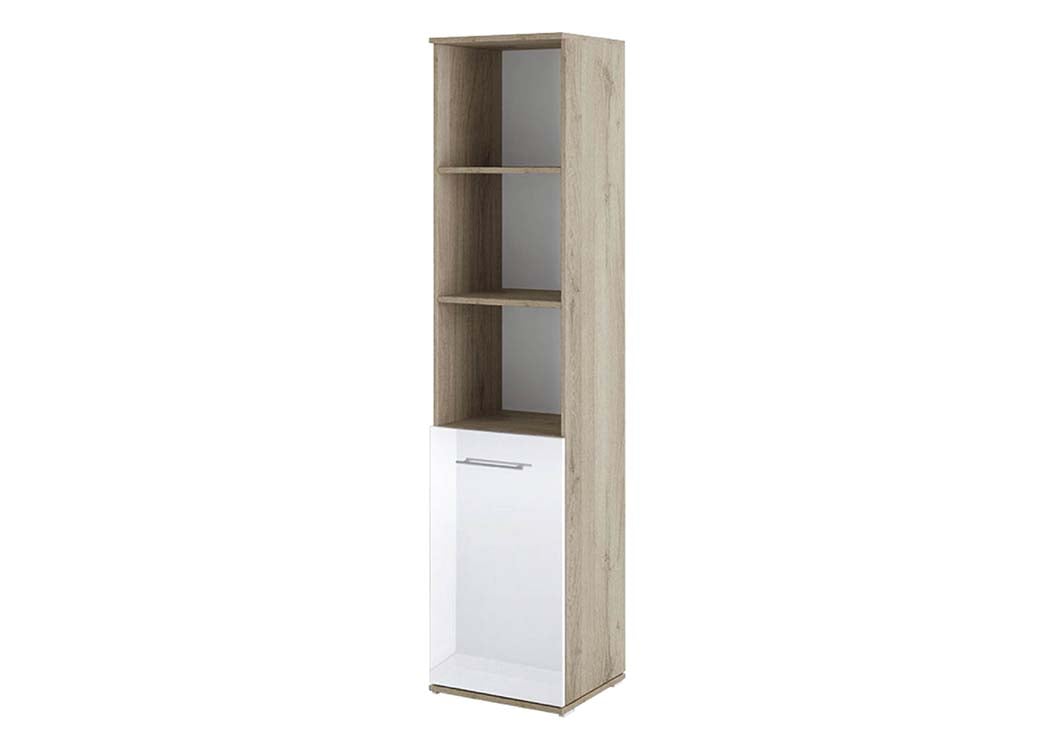 Βιβλιοθήκη με πόρτα 40x36x175.5, Modul 83, Genomax