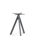 Paula-3, OUTDOOR Table-Base Black