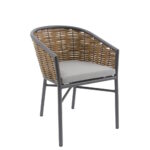 Ripon/P, Alu./Wicker Armchair