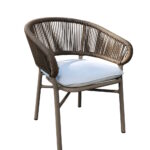 Berry/P, Alu./Rope Armchair