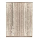 Ντουλάπα ArteLibre HOYA WAX Φυσικό Μοριοσανίδα 119x42x181cm