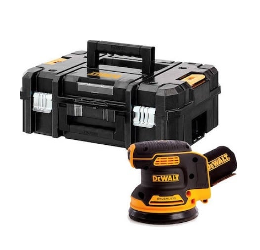 Dewalt DCW210NT Έκκεντρο Τριβείο 125mm Μπαταρίας 18V Solo με Ρύθμιση Ταχύτητας σε βαλίτσα TSTAK