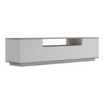 Έπιπλο τηλεόρασης Winey pakoworld σε sonoma-λευκή απόχρωση 180x44.5x44.5εκ
