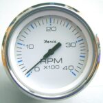 Στροφόμετρο Faria 4000RPM Chesapeake White SS 33842