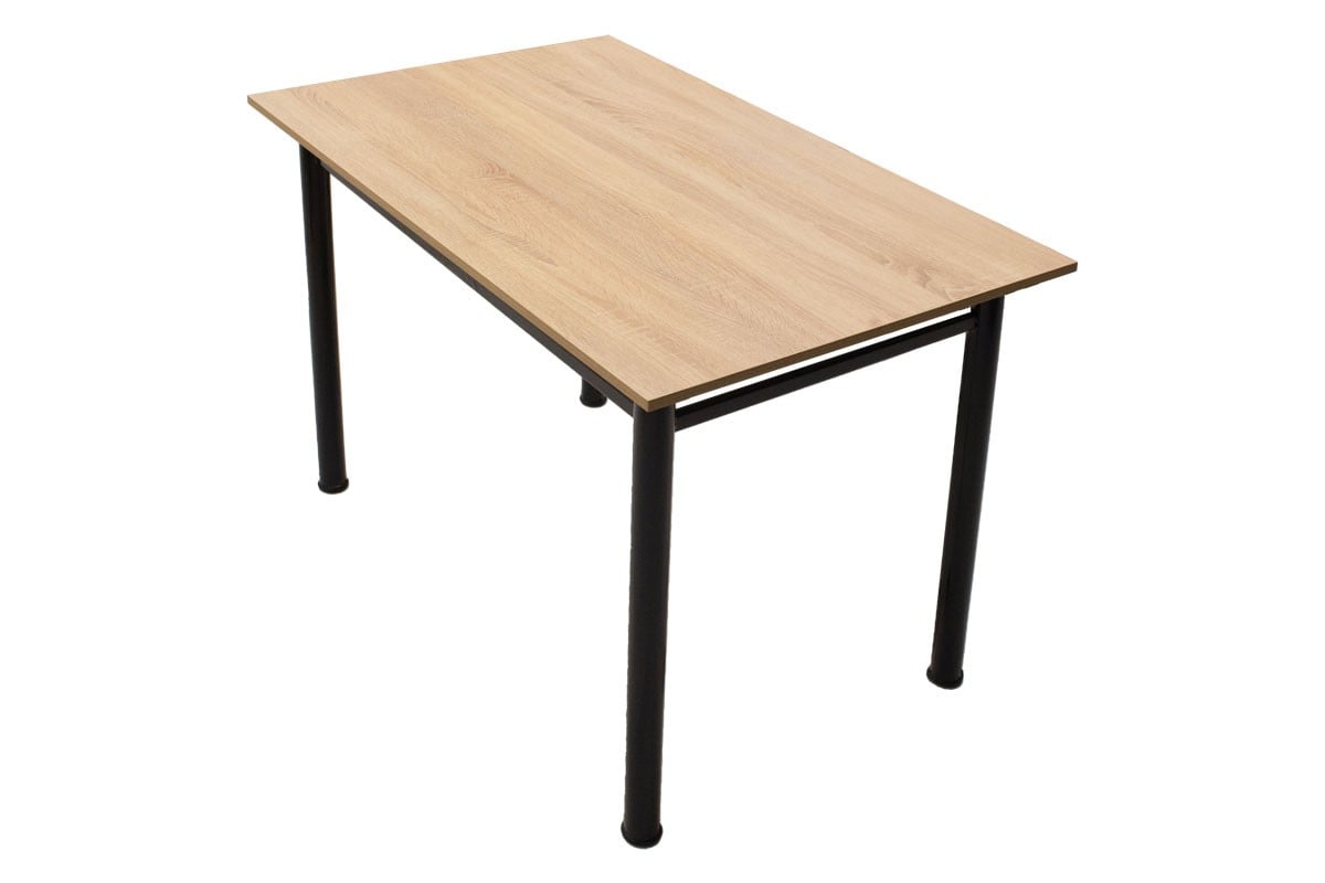 Τραπέζι "DINNER" σε δρυς-μαύρο χρώμα 110x70x77