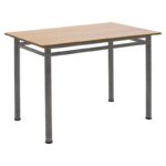 Τραπέζι "DINNER" σε δρυς/γκρι χρώμα 110x70x77