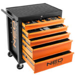 NEO TOOLS Εργαλειοφορέας 5 συρταριών με 117 εργαλεία 84-214-6