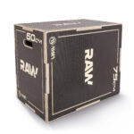 Πλειομετρικό Κουτί Plyo Box Raw Tempo 50x60x75 cm - Μαύρο