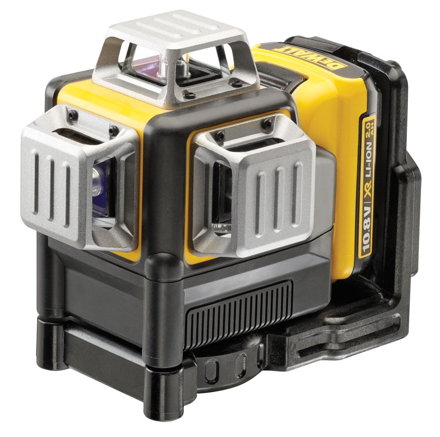 DEWALT Αυτορυθμιζόμενο Laser Σταυρού-Γραμμής 3x360 10,8V (Πράσινης δέσμης) DCE089D1G