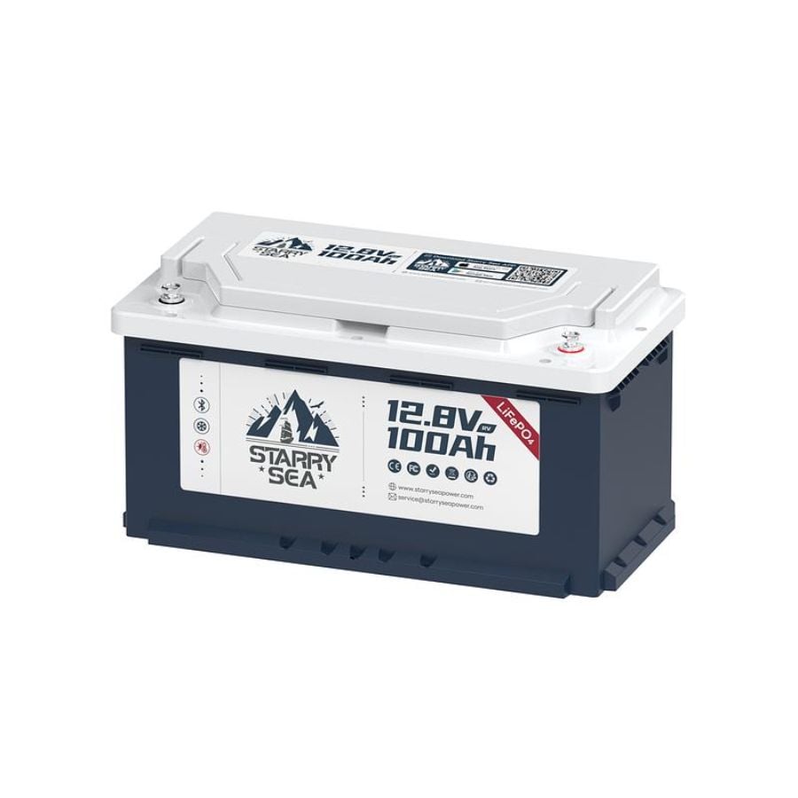 Μπαταρία Λιθίου Starry Sea (LiTime) 12.8V 100Ah Self Heating LiFePO4 Με Bluetooth