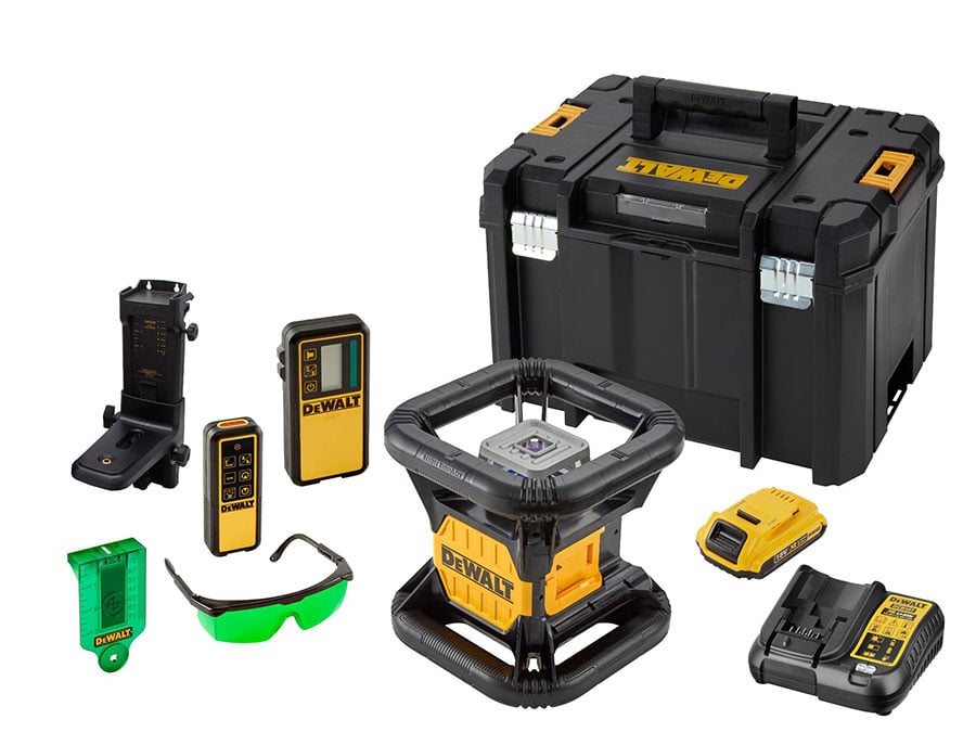 DEWALT Περιστροφικό λέιζερ 18V 2.0Ah πράσινης δέσμης DCE079D1G