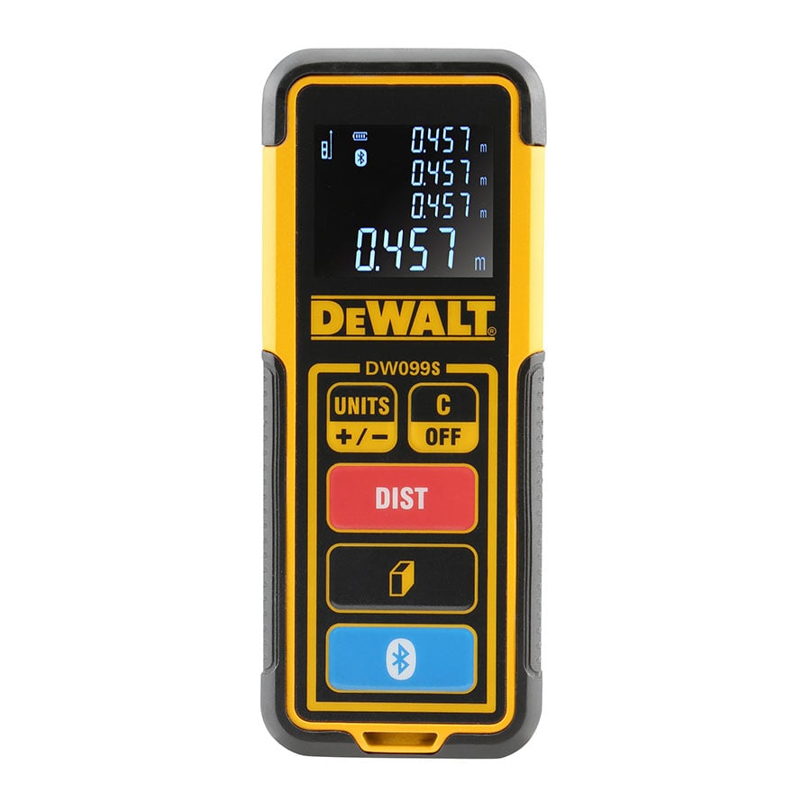 DEWALT Μετρητής αποστάσεων λέιζερ Bluetooth 30m DW099S