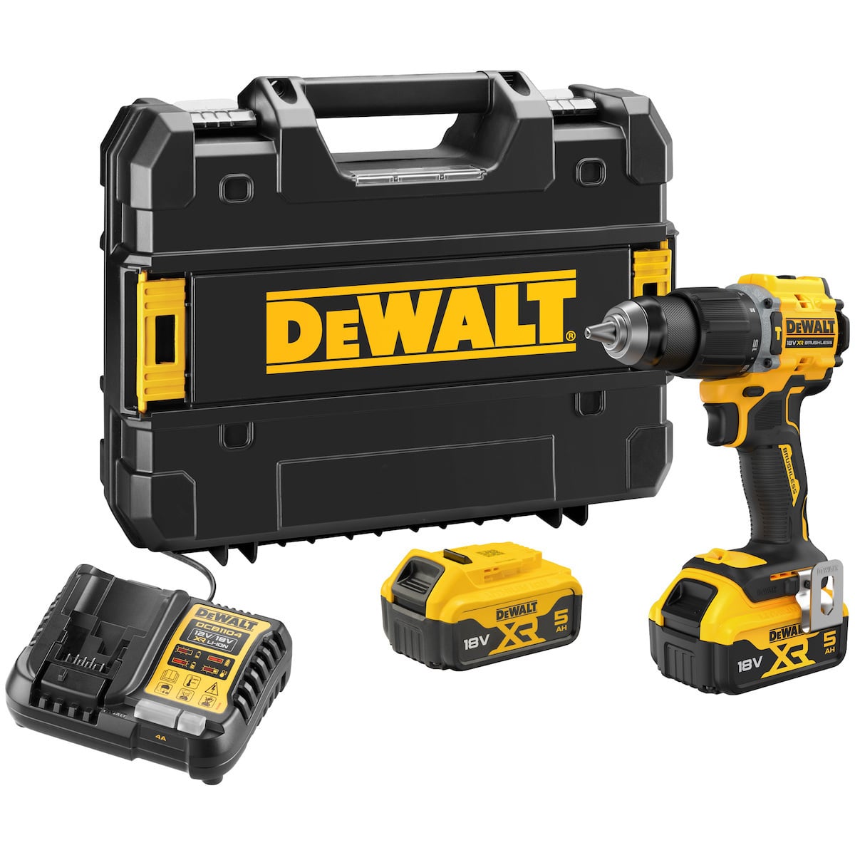 DEWALT DCD799P2T Κρουστικό Δραπανοκατσάβιδο 18V 74Nm 2x5.0Ah