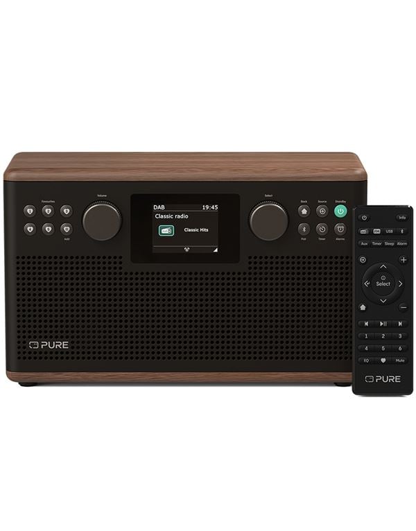 PURE CLASSIC H6 Mini Hχοσύστημα, Coffee Brown/Walnut