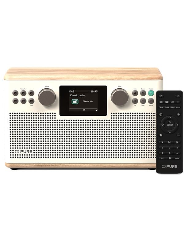 PURE CLASSIC H6 Mini Hχοσύστημα, Cotton White/Oak
