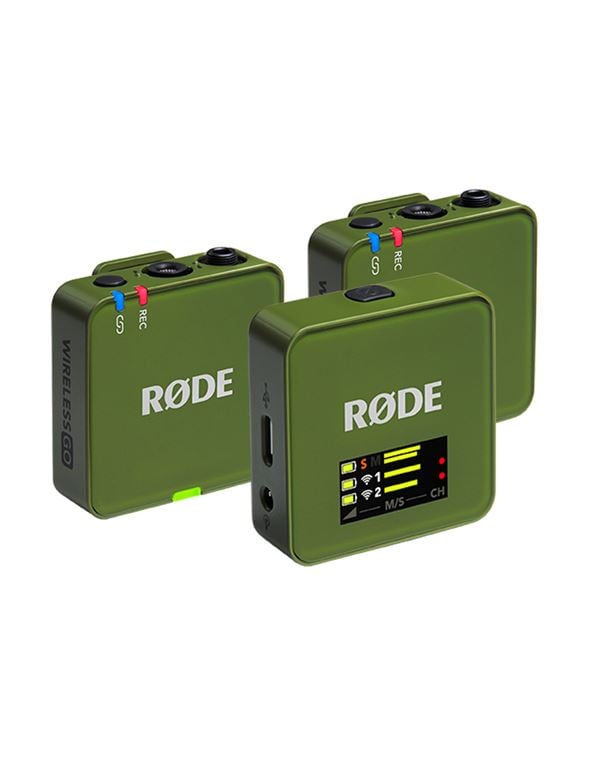 RODE Wireless GO 3RD GEN Moss Ασύρματο Μικρόφωνο Πέτου (Σετ)