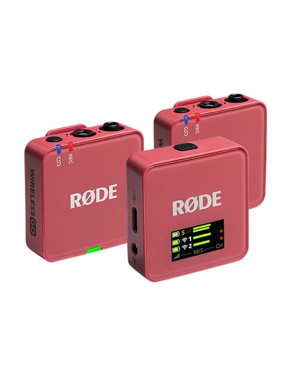 RODE Wireless GO 3RD GEN Rose Ασύρματο Μικρόφωνο Πέτου (Σετ)