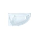 SANITEC 505 Claudia L Γωνιακή Μπανιέρα Αριστερής Τοποθέτησης Ακρυλική 165x95cm