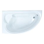 SANITEC 525 Claudia L Γωνιακή Μπανιέρα Αριστερής Τοποθέτησης Ακρυλική 150x95cm
