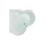 SANITEC 532 Carla Γωνιακή Μπανιέρα Ακρυλική 125x125cm