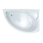 SANITEC 541 Lydia R Γωνιακή Μπανιέρα Δεξιάς Τοποθέτησης Ακρυλική 140 x 90cm
