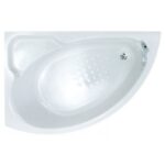 SANITEC 568 Lydia L Γωνιακή Μπανιέρα Αριστερής Τοποθέτησης Ακρυλική 165x100cm