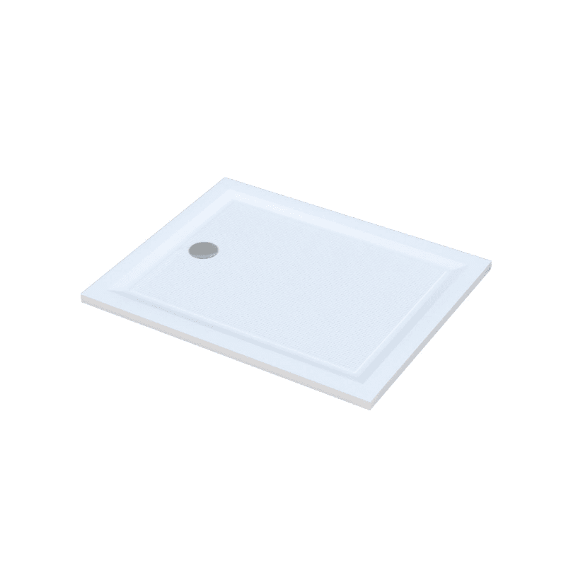 Sanitec A200 Χυτή Ντουζιέρα FLAT-CLASSIC Λευκό 140 x 80 x 3,5cm