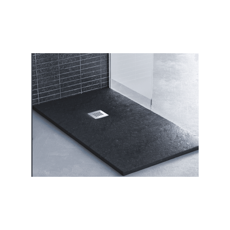 Sanitec A216 Ντουζιέρα Flat Ανάγλυφη (πέτρινη Υφή) 120x80x44cm