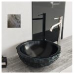 Sanitec Pine 287 Νιπτήρας Πέτρινος Επικαθήμενος 47x38x12,5cm Grigio Ocra