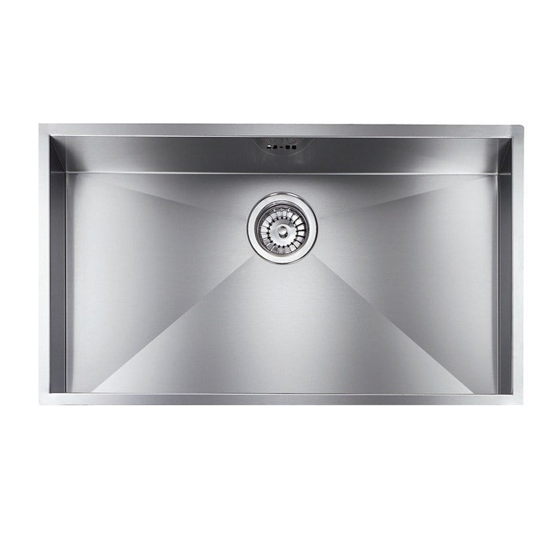 Sanitec Stainless Steel Sinks 11906 Υποκαθήμενος Ανοξείδωτος Νεροχύτης 80cm