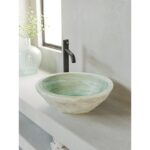 Sanitec White Rock 406 Νιπτήρας Κεραμικός Επιτραπέζιος 41,5x15cm
