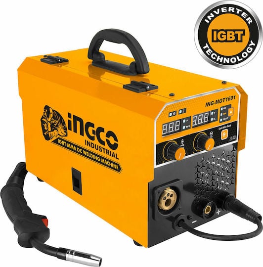 Ingco Ηλεκτροκόλληση Inverter TIG / MAG / MIG / MMA με Μέγιστο Ρεύμα Συγκόλλησης 160A και Κύκλο Εργασίας 30%
