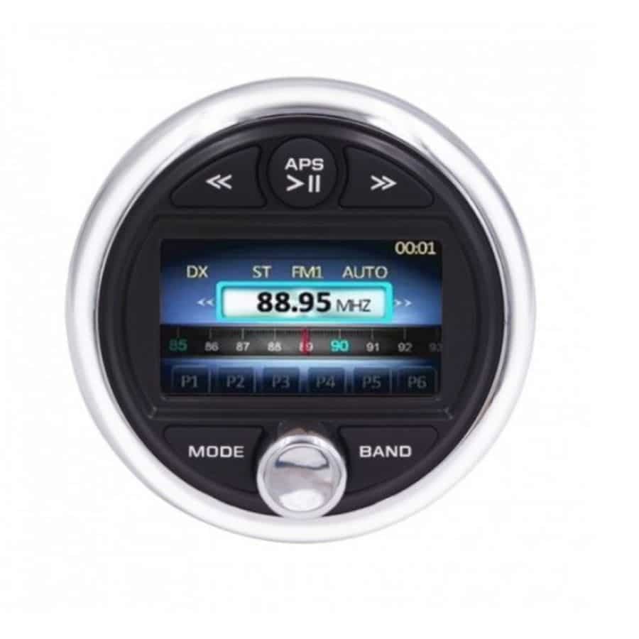 HASDA H-301A Ηχοσύστημα Σκάφους MP5 4x50W Αδιάβροχο με Bluetooth / USB Μαύρο